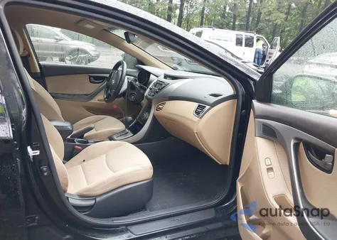 2013 Hyundai Elantra Gls from USA, damaged, VIN KMHDH4AE5DU846520